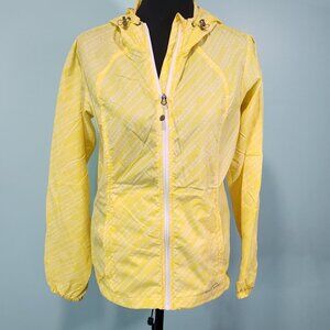 Eddie Bauer Yellow Rain Jacket Small